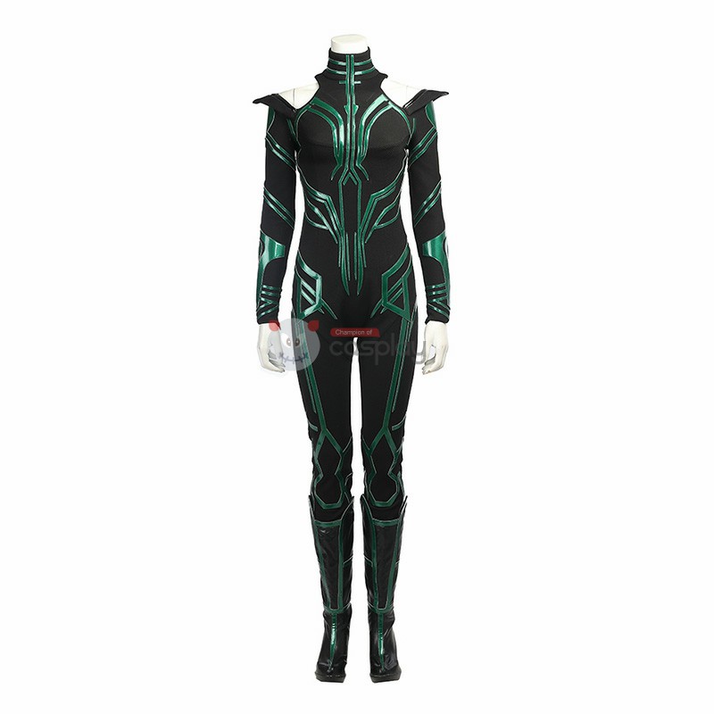 Thor Ragnarok Cosplay Costume Top Level Hela Costume Black Version