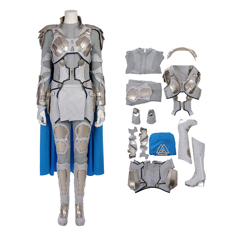 Valkyrie Costume Top Level White War Armor Cosplay Costume
