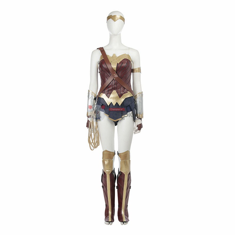 Diana Prince Gal Gadot Costume Woman Golden Halloween Cosplay Suit