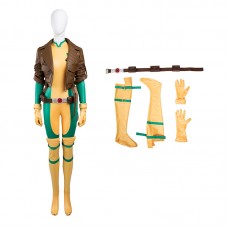X-Men Rogue Costume Anna Marie Cosplay Costume Deluxe Version - Top Level
