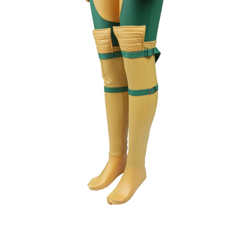 X-Men Rogue Costume Anna Marie Cosplay Costume Deluxe Version - Top Level