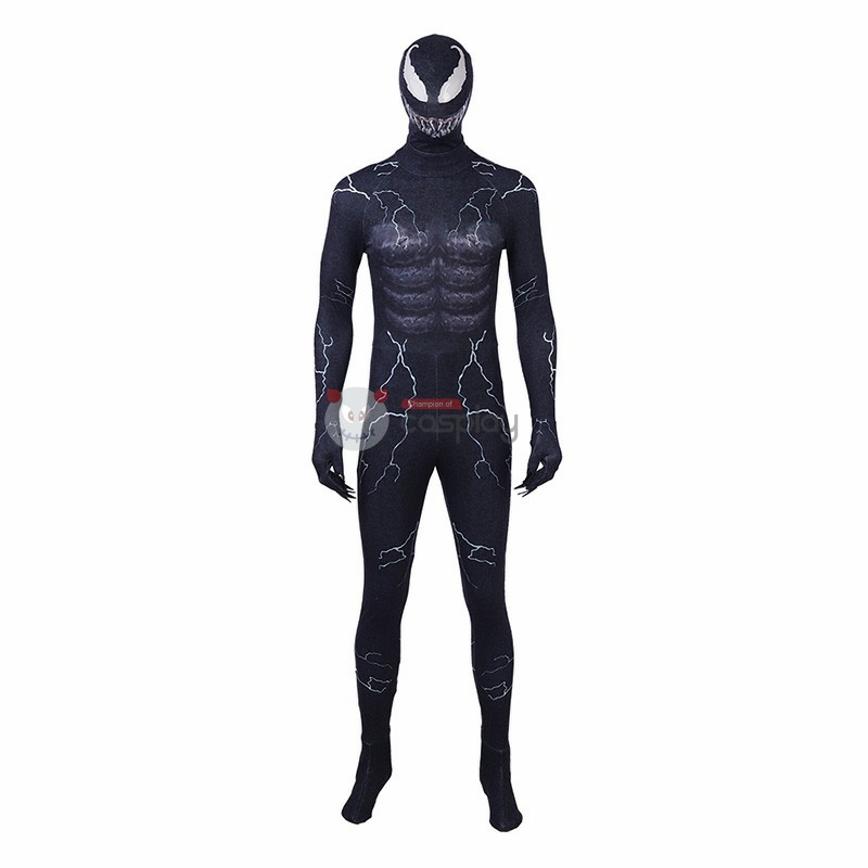 Clearance Sale - Ready To Ship - Venom Eddie Brock Jumpsuit Male XL Size Champion Cosplay Costumes