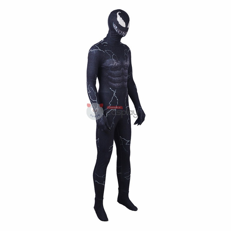 Clearance Sale - Ready To Ship - Venom Eddie Brock Jumpsuit Male XL Size Champion Cosplay Costumes