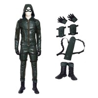 Oliver Queen Cosplay Costume GA Season 5 Cosplay Suit