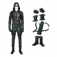 Oliver Queen Cosplay Costume GA Season 5 Cosplay Suit