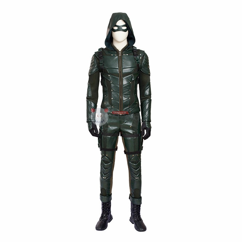 Oliver Queen Cosplay Costume GA Season 5 Cosplay Suit