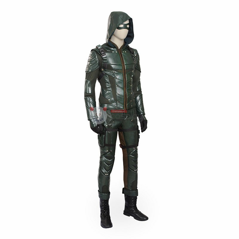 Oliver Queen Cosplay Costume GA Season 5 Cosplay Suit