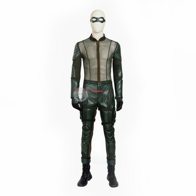 DC Green Arrow Season 5 Oliver Queen Cosplay Costume