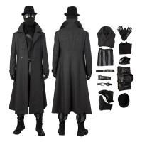 Spider Man Noir Costume Spider Man Into The Spider Verse Noir Cosplay Costume