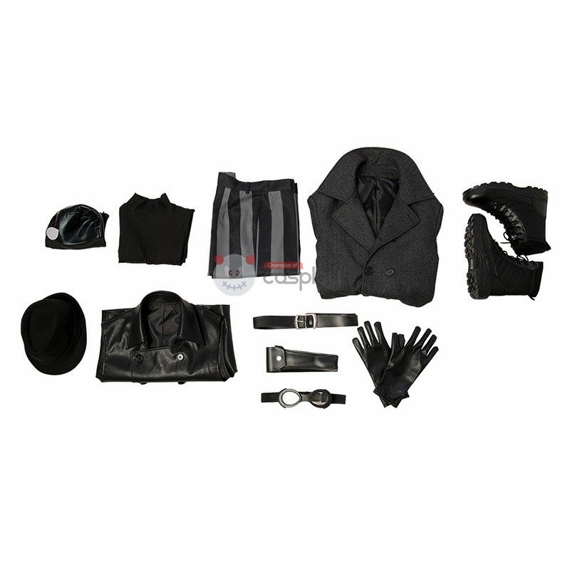 Spider Man Noir Costume Spider Man Into The Spider Verse Noir Cosplay Costume