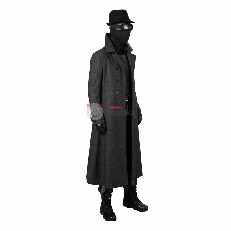Spider Man Noir Costume Spider Man Into The Spider Verse Noir Cosplay Costume