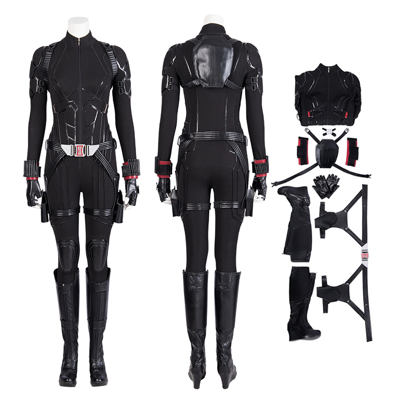Avengers 4 Endgame Costume Black Widow Costume Natasha Romanoff  Costume Outfits 