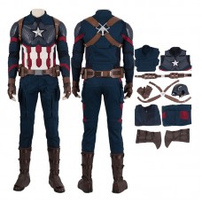 Captain America Cosplay Costumes Avengers Endgame Steve Rogers Costume