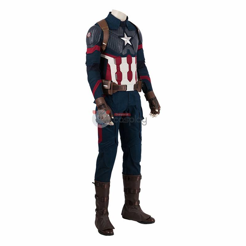 Captain America Cosplay Costumes Avengers Endgame Steve Rogers Costume
