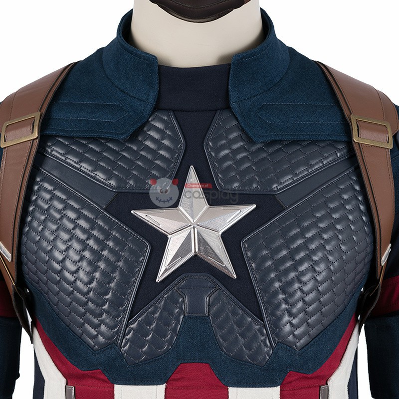 Captain America Cosplay Costumes Avengers Endgame Steve Rogers Costume