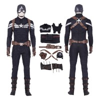 Steve Rogers Costume Avengers Endgame Captain America Cosplay Costumes