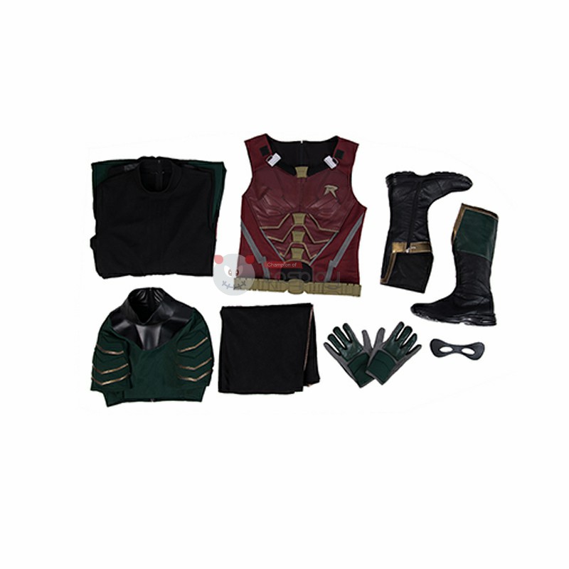 Richard John Robin Cosplay Costume Wonder Halloween Suit