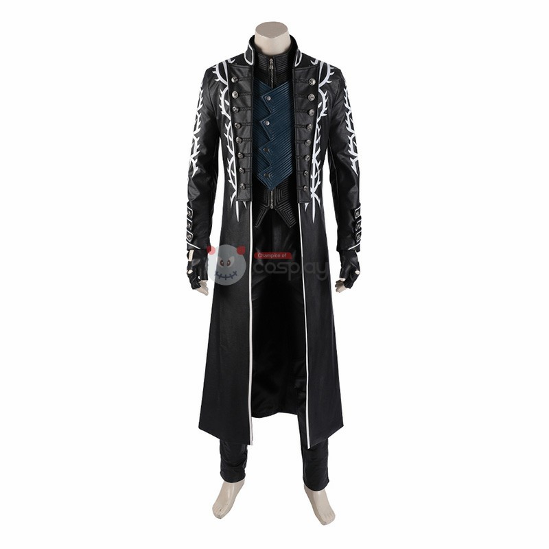 Vergil Costume Devil May Cry 5 Cosplay Costumes Windbreaker Full Set