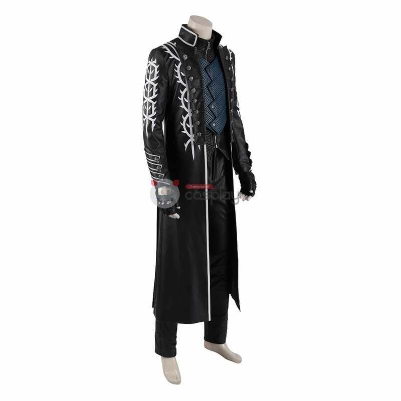 Ready To Ship Vergil Costume Devil May Cry 5 Cosplay Costumes Windbreaker Full Set