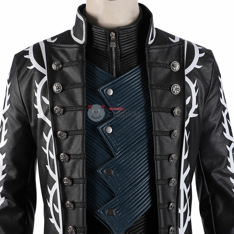 Vergil Costume Devil May Cry 5 Cosplay Costumes Windbreaker Full Set