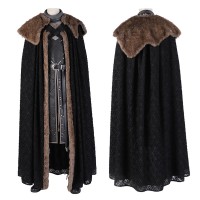 Jon Snow Costume House Stark Cosplay Targaryen Suit