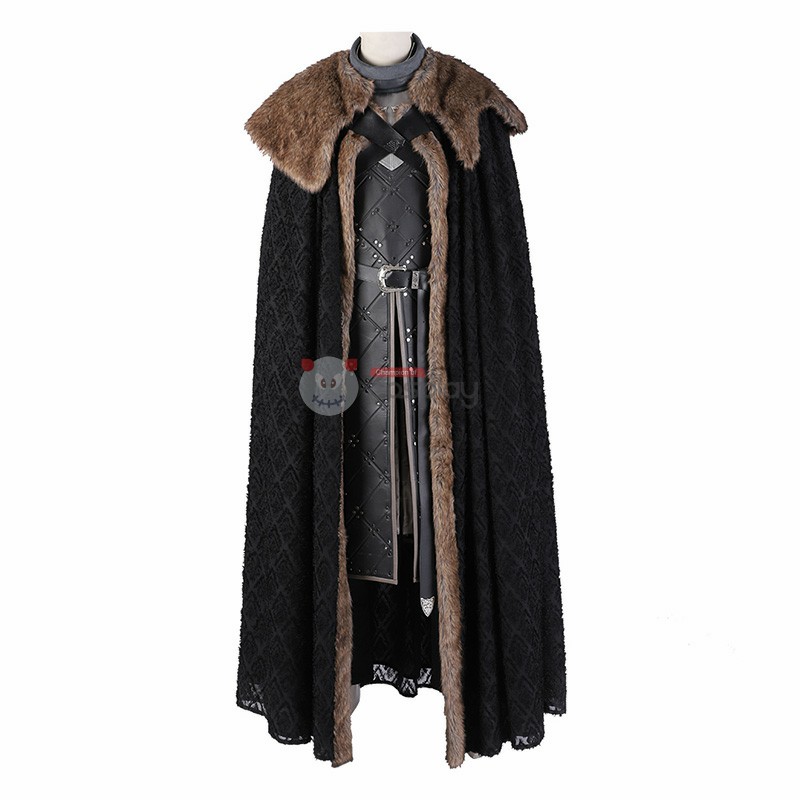 Jon Snow Costume House Stark Cosplay Targaryen Suit