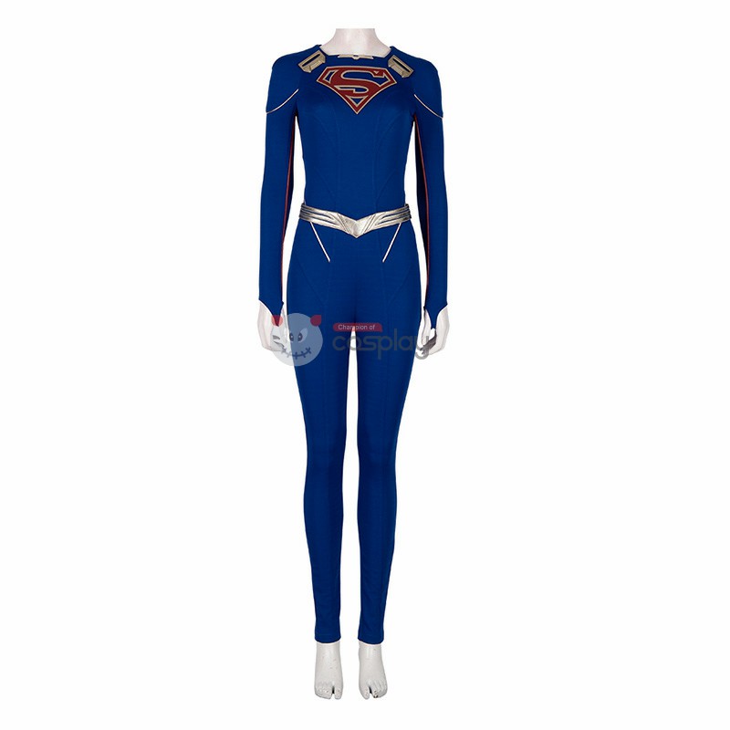 Melissa Benoist Suit Linda Lang El Blue Cosplay Costume