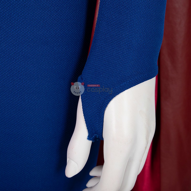 Melissa Benoist Suit Linda Lang El Blue Cosplay Costume