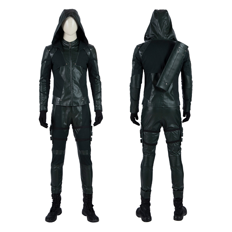 Green Arrow Season 8 Oliver Queen Cosplay Costume