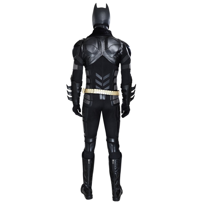 Knight Bruce Costume Christian Bale Halloween Suit Black Cosplay Outfits
