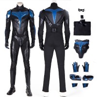 Richard John Cosplay Suit Black Bat Costume