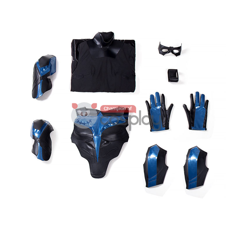 Richard John Cosplay Suit Black Bat Costume