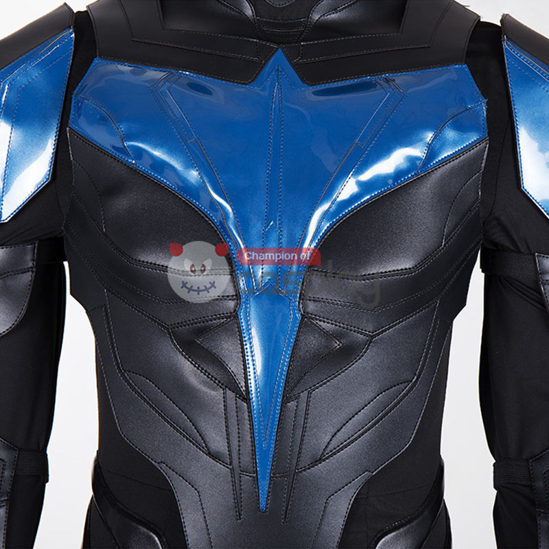 Richard John Cosplay Suit Black Bat Costume