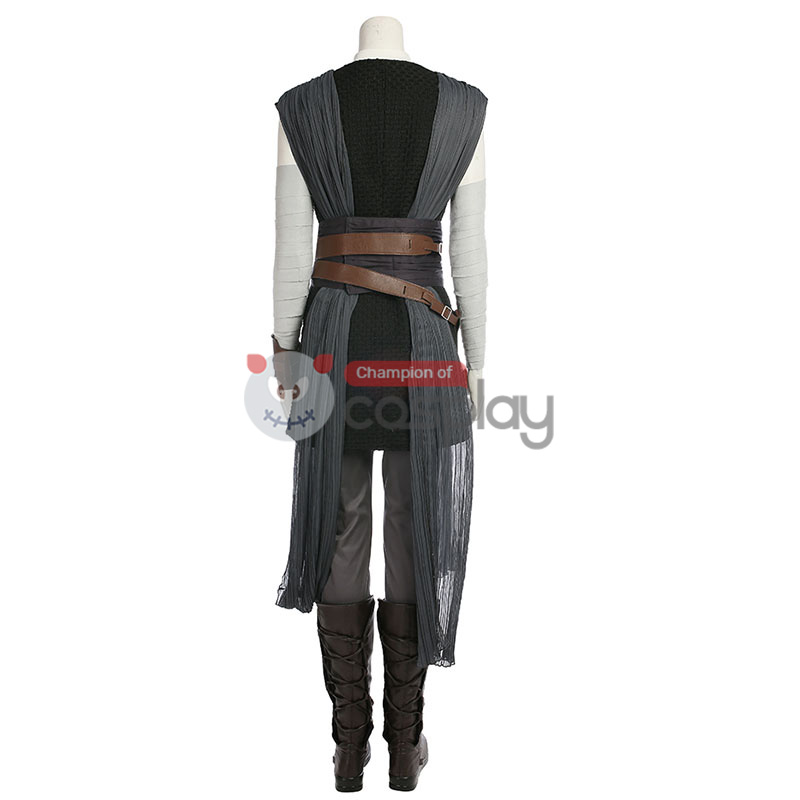 Star Wars 8 Rey Cosplay Costume Top Level