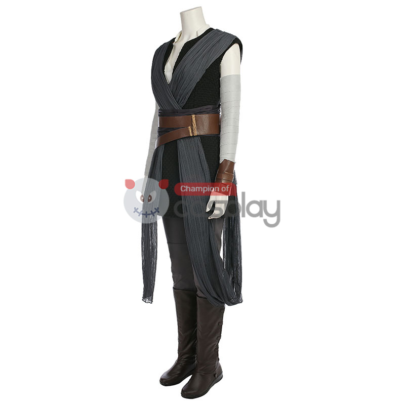 Star Wars 8 Rey Cosplay Costume Top Level
