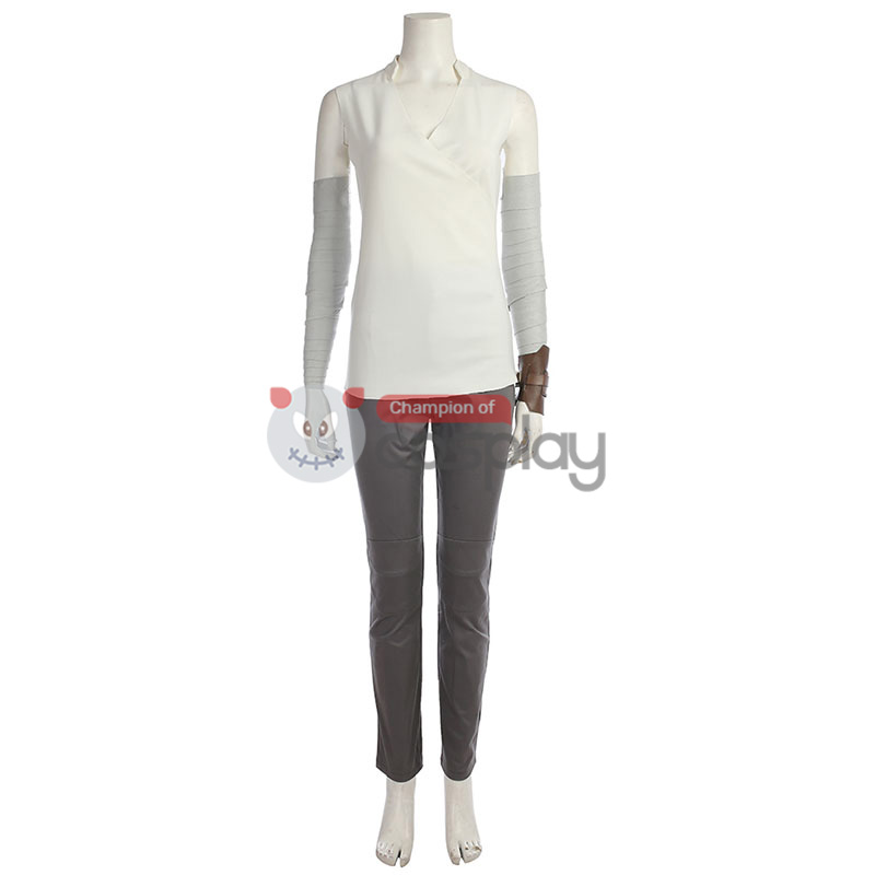 Star Wars 8 Rey Cosplay Costume Top Level
