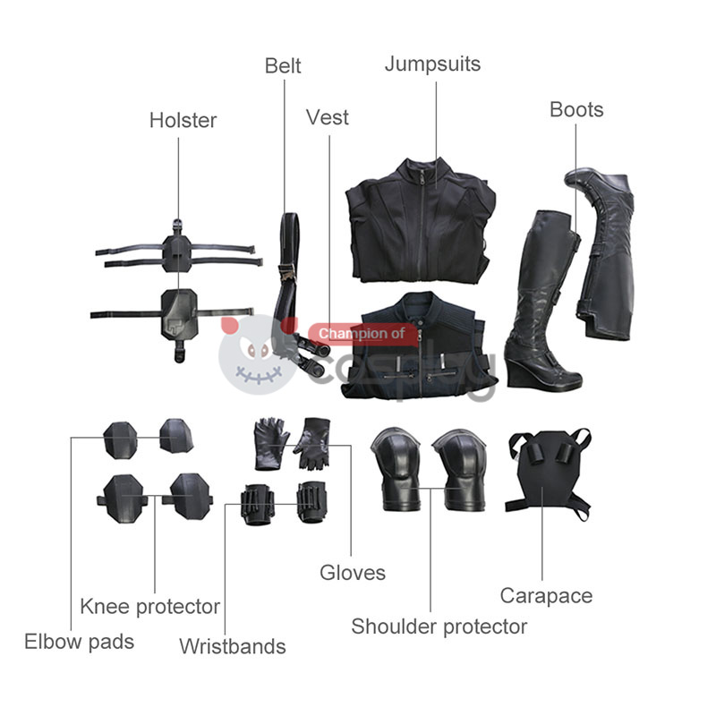 Black Widow Costumes Avengers Infinity War Cosplay Costume