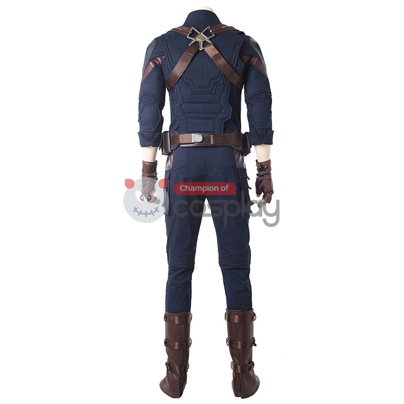 Captain America Costumes Avengers Infinity War Steve Rogers Cosplay Costume