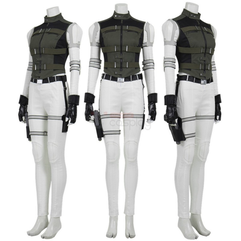 Clearance Sale - Female XXXL Size Black Widow Yelena Belova Cosplay Costumes with Boots 6 US