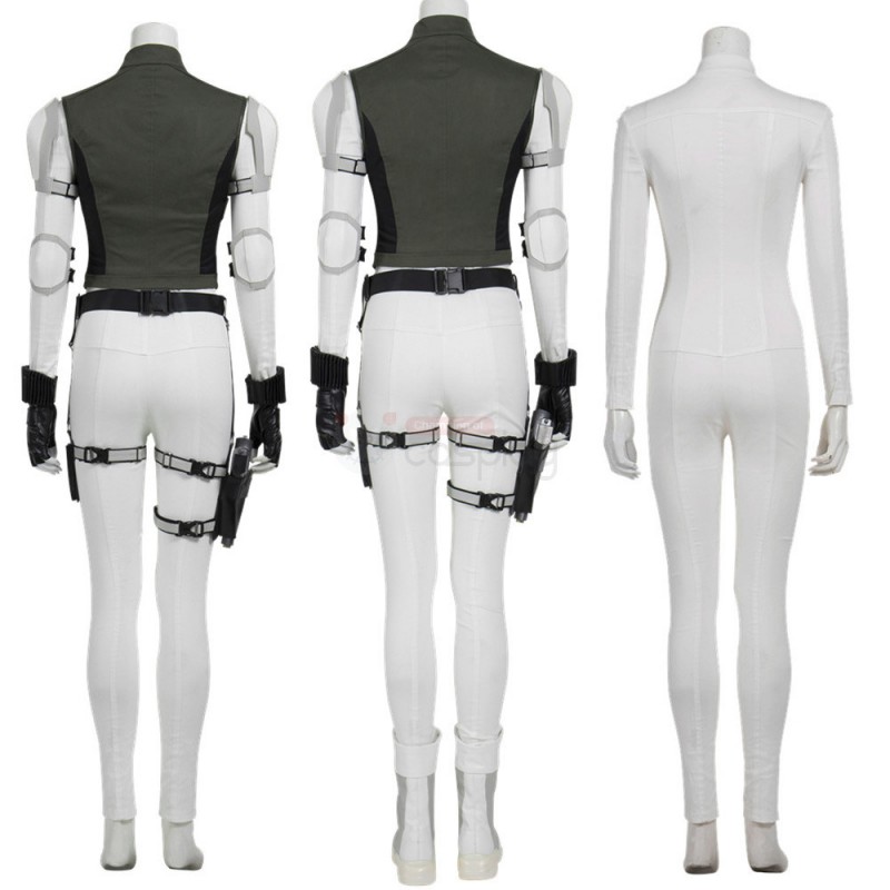 Clearance Sale - Female XXXL Size Black Widow Yelena Belova Cosplay Costumes with Boots 6 US