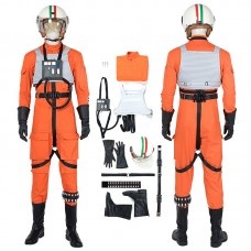 Star Wars Costumes Luke Skywalker X-Wing Pilot Fighter Cosplay Costume