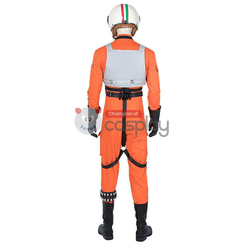 Star Wars Costumes Luke Skywalker X-Wing Pilot Fighter Cosplay Costume