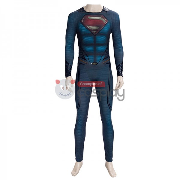 Superman Man of Steel Clark Kent Cosplay Costume Zentai Bodysuit Jumpsuit Cape