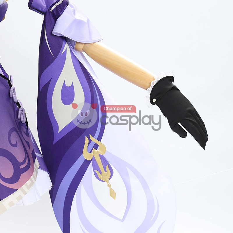 Game Genshin Impact Keqing Cosplay Costume