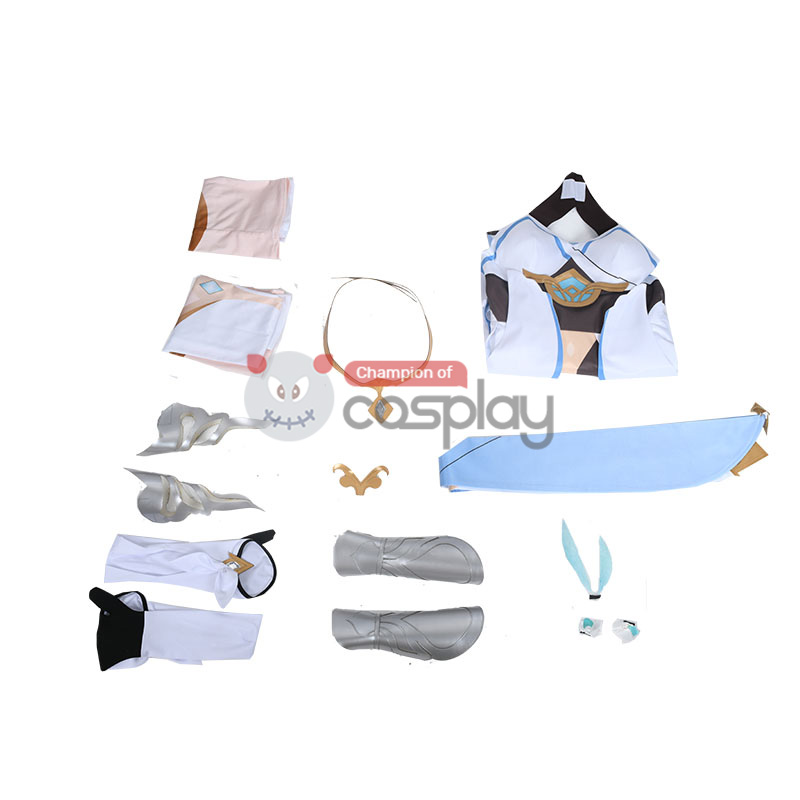 Genshin Impact Cosplay Suit Traveler Lumine Costume