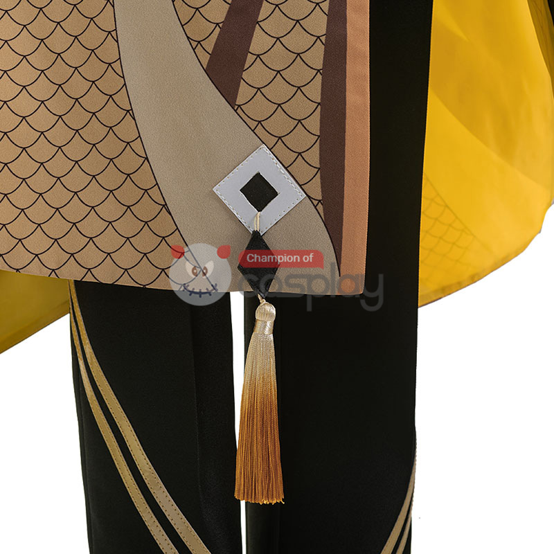 Genshin Impact Zhongli Cosplay Suit Vago Mundo Costume