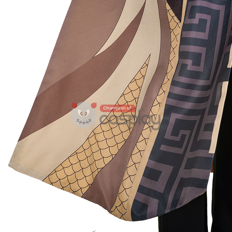 Genshin Impact Zhongli Cosplay Suit Vago Mundo Costume