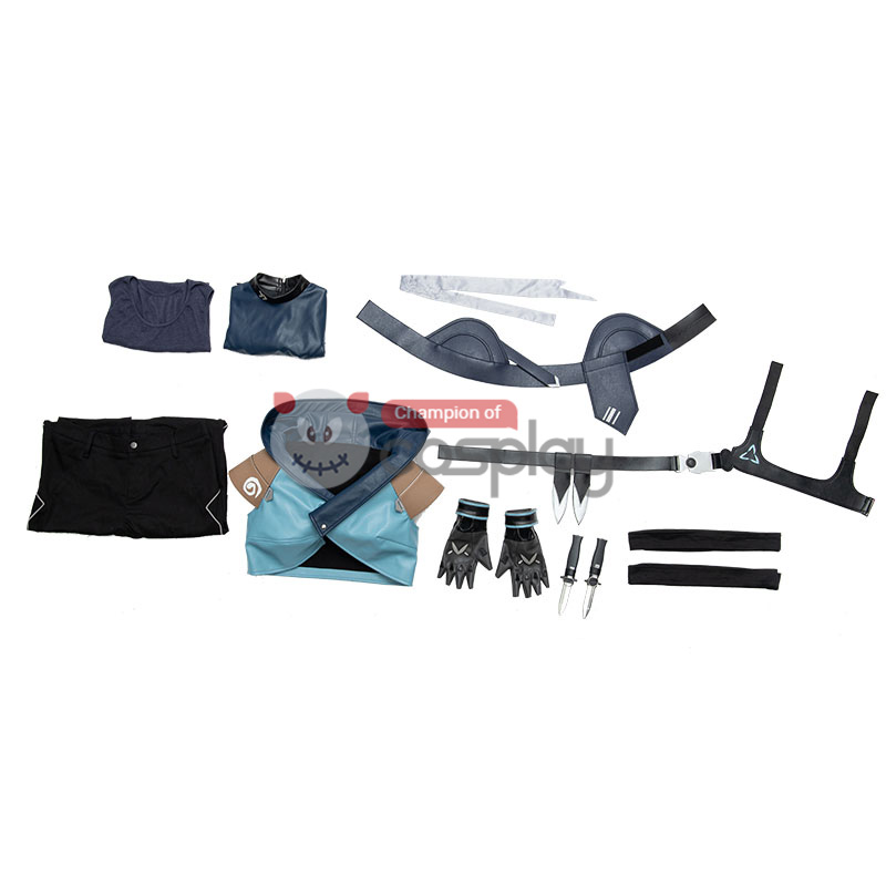 Jett Costume Game Valorant Cosplay Costumes for Halloween