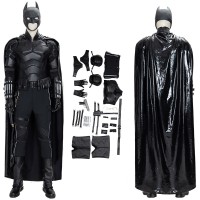 2022 Robert Pattinson Costume Bruce Wayne Cosplay Suit