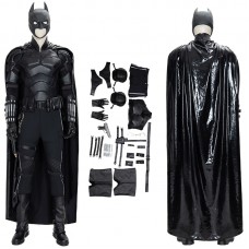 2022 Robert Pattinson Costume Bruce Wayne Cosplay Suit